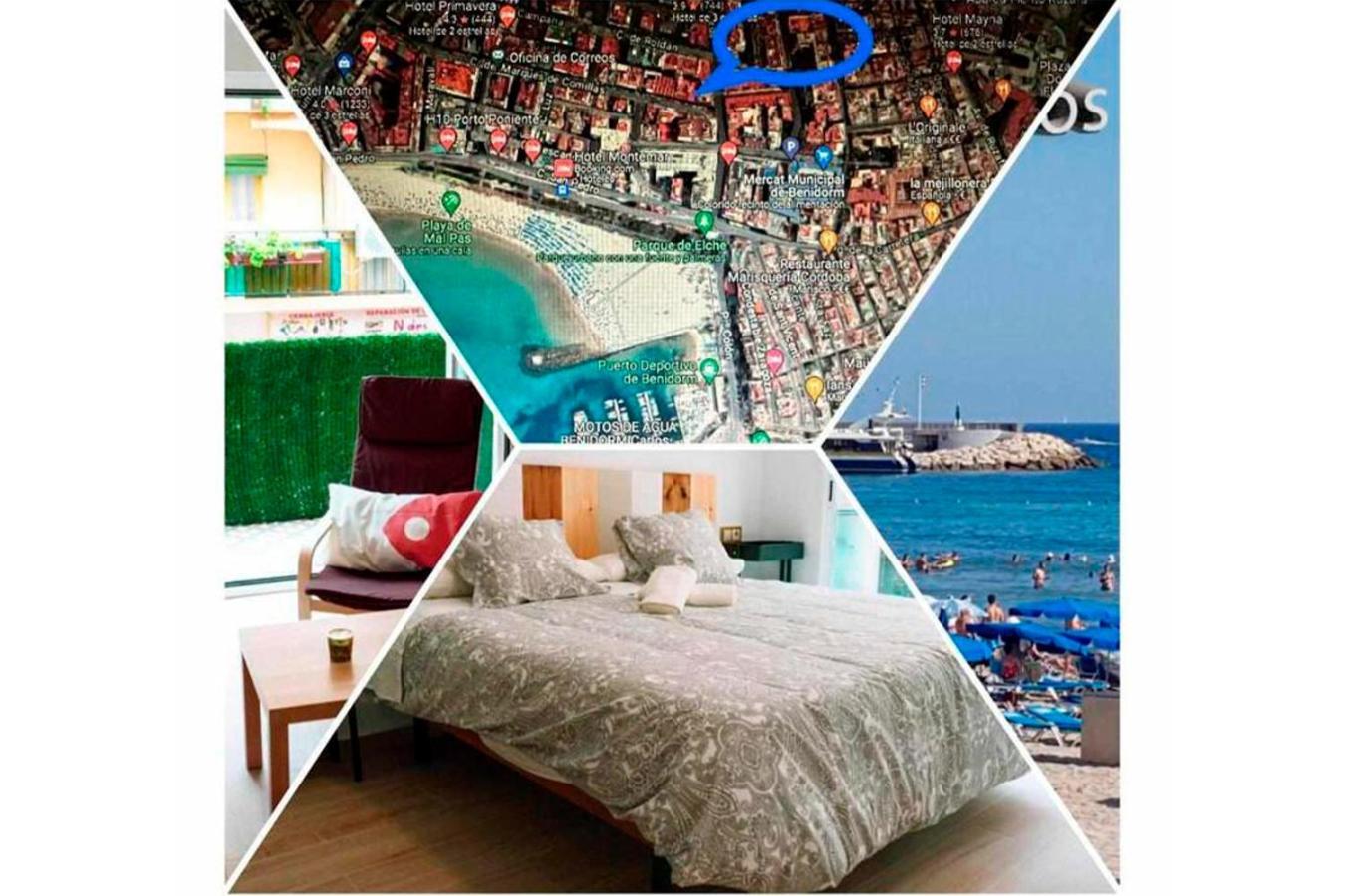 Centralmar Centro Superior Apartaments Бенидорм Экстерьер фото